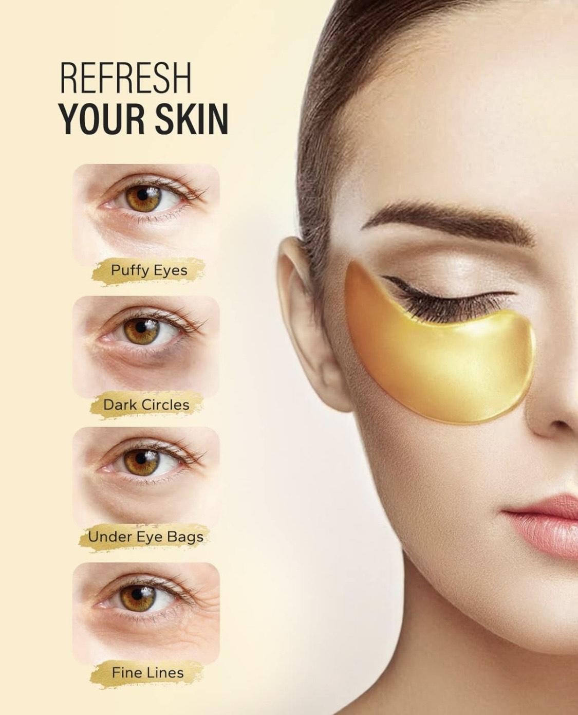 24K Gold Eye Mask